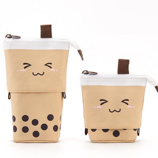 Cute Girl Heart Smiley Face Multifunctional Pen Holder Stationery