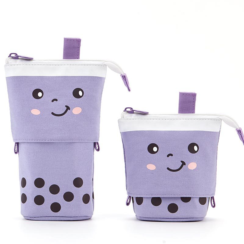 Cute Girl Heart Smiley Face Multifunctional Pen Holder Stationery