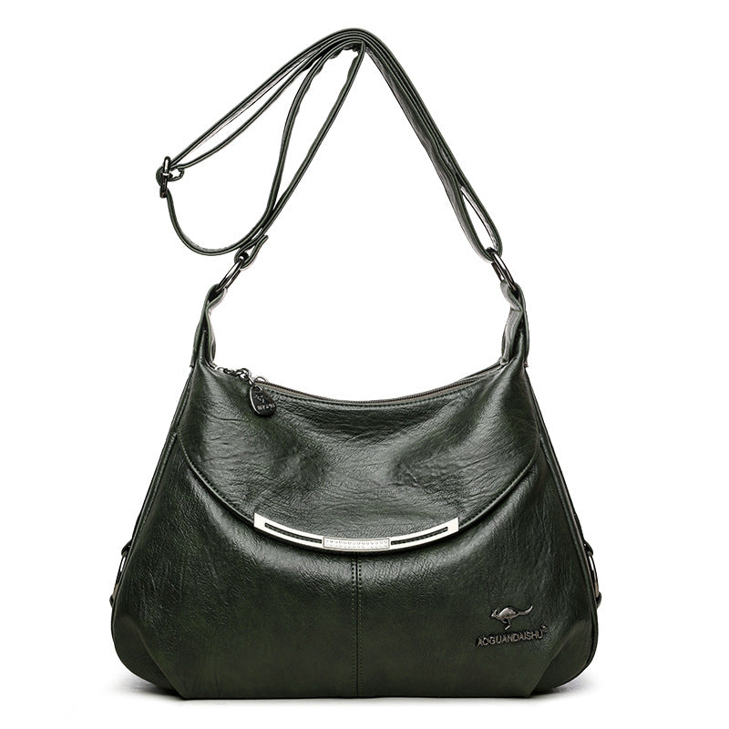 Shoulder Bag Large Capacity Soft Leather