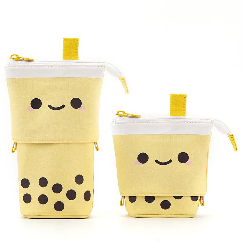 Cute Girl Heart Smiley Face Multifunctional Pen Holder Stationery