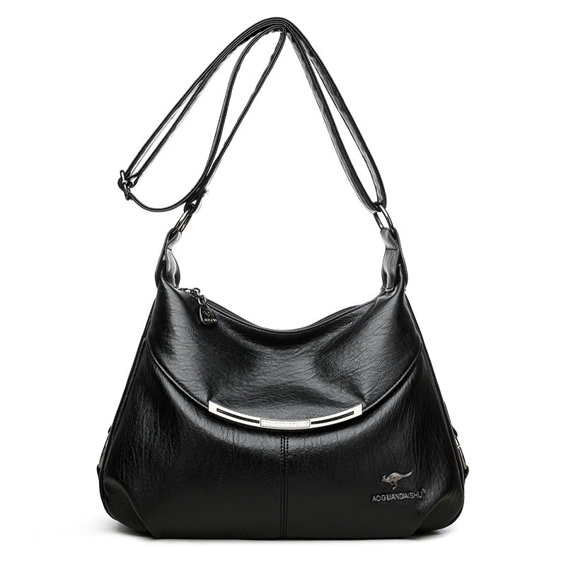 Shoulder Bag Large Capacity Soft Leather