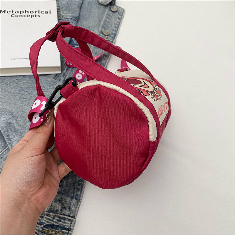 Canvas Shoulder Bag Cartoon Crossbody Bag Daily Commuting