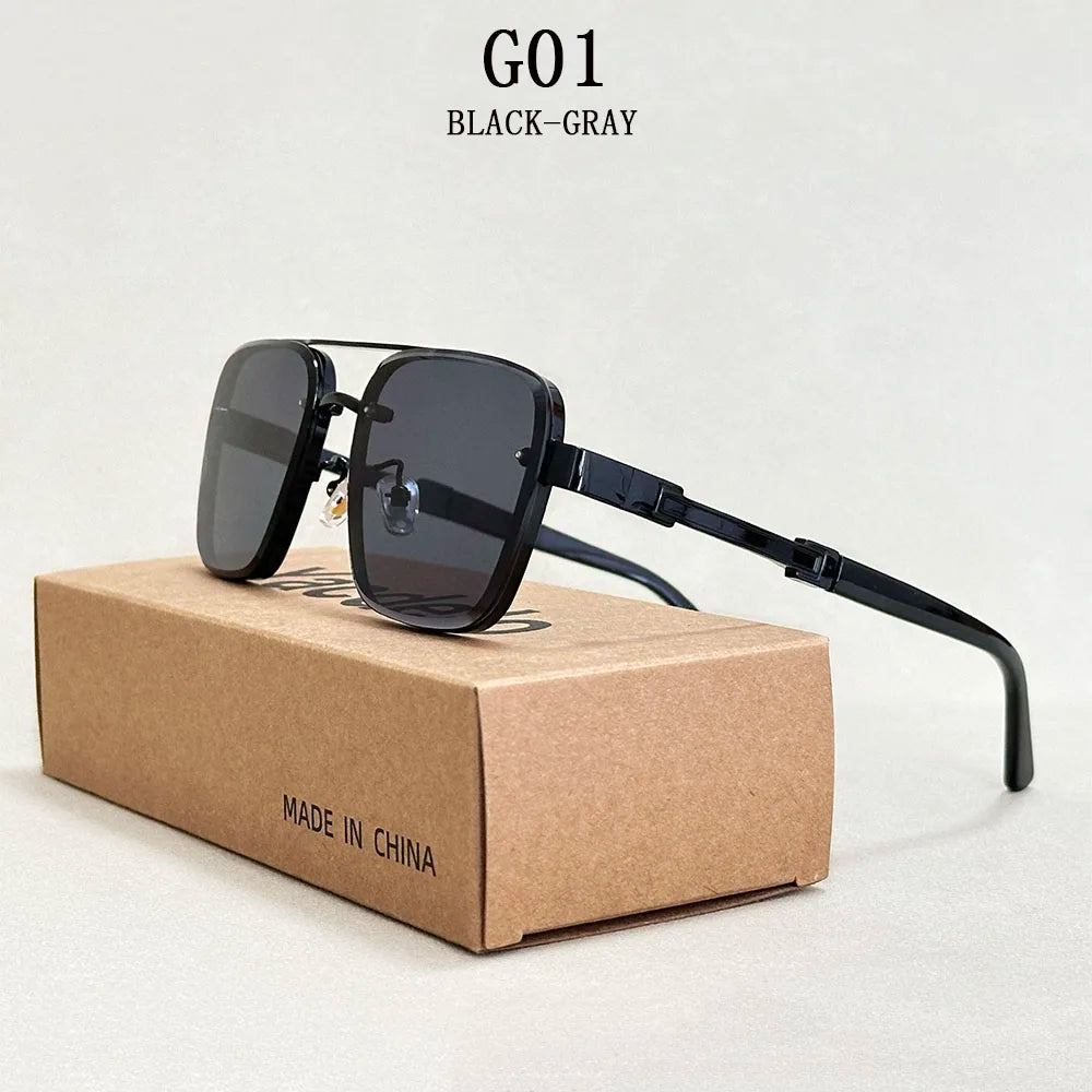 Glasses Sunscreen Square Sunglasses Vintage