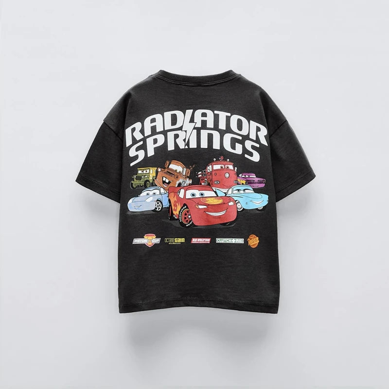 Car Tees Tops for Boy Clothing Summer