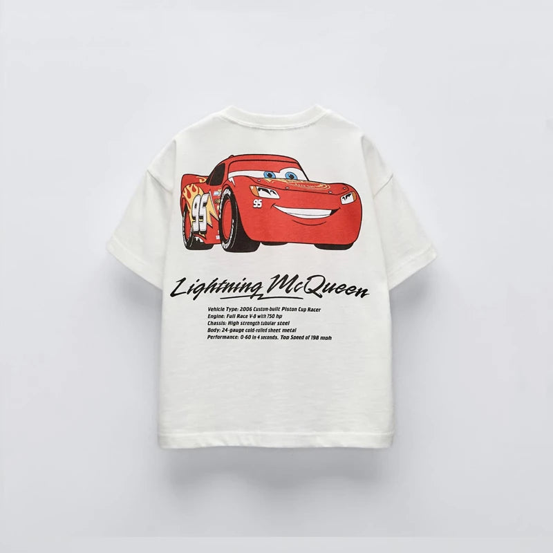 Car Tees Tops for Boy Clothing Summer
