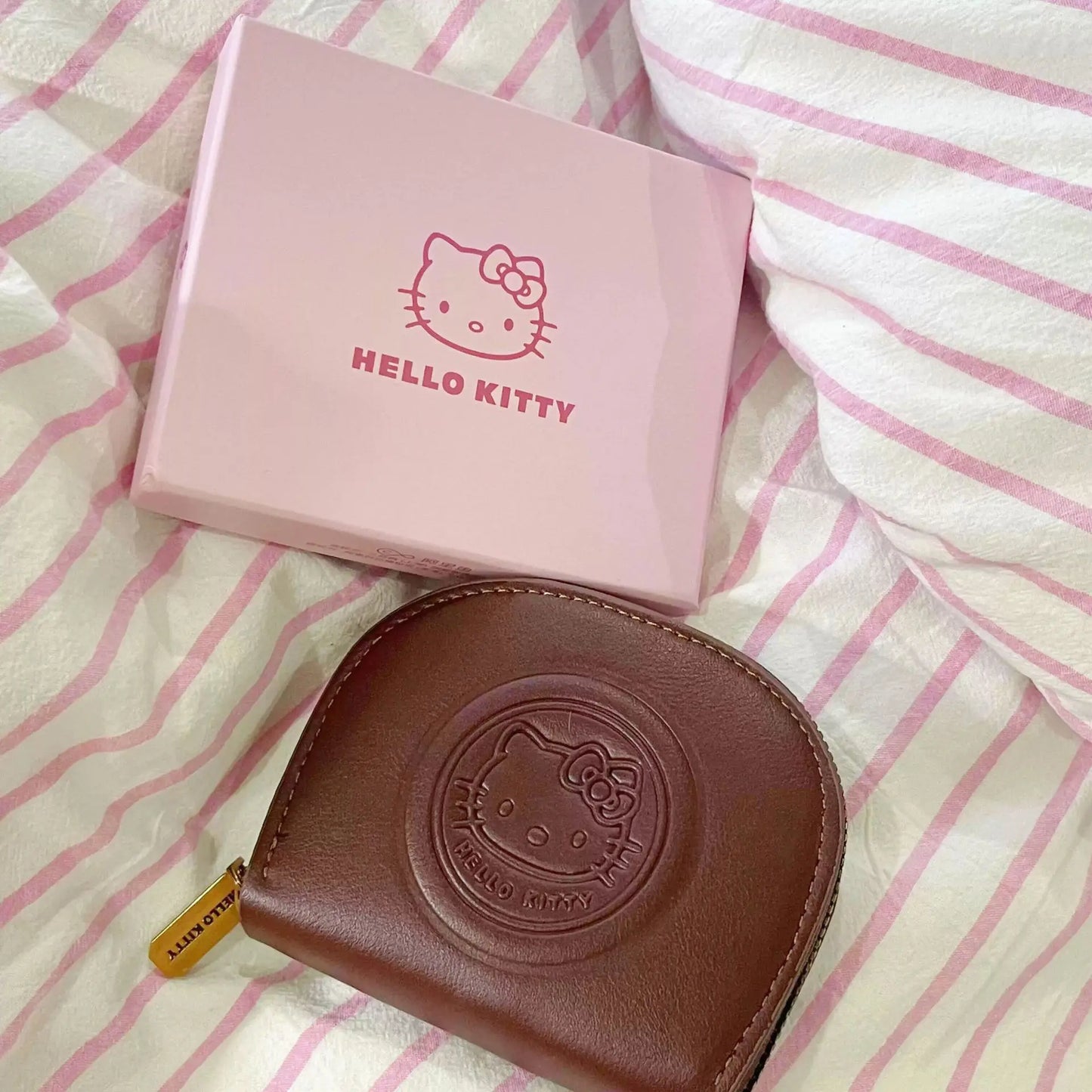 Kawaii Cartoon HELLO KITTY Retro Card Bag