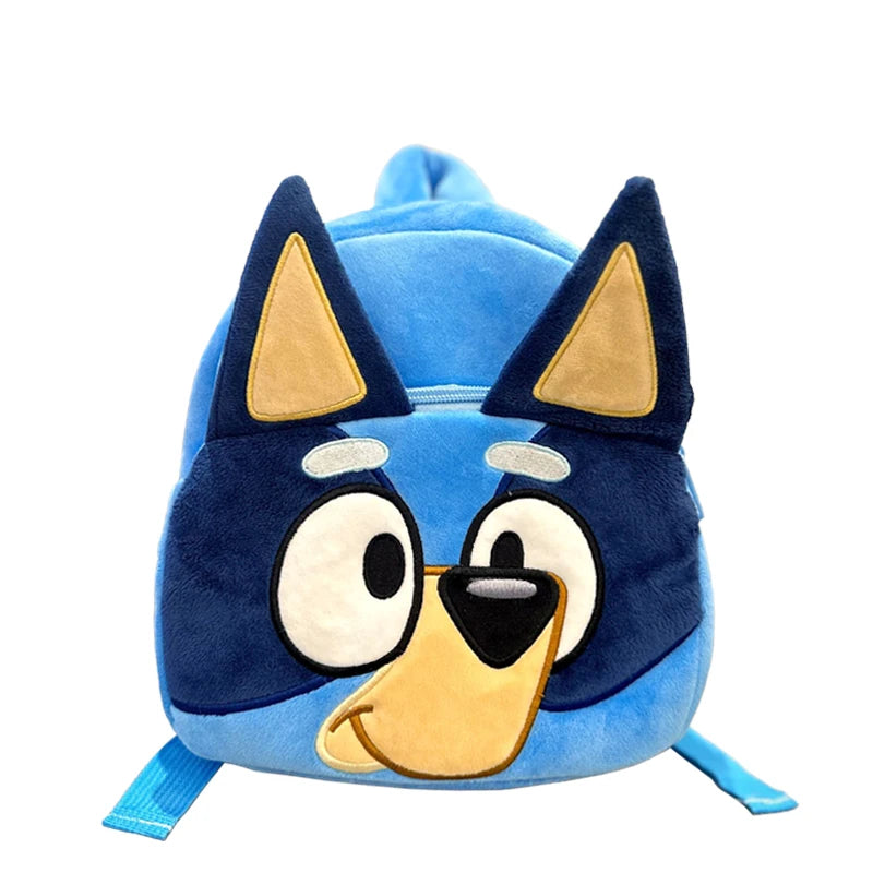 Bluey Anime Backpack Mini Plush Bag Gift for Kids