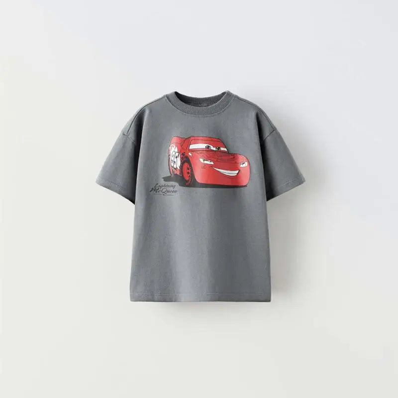 Car Tees Tops for Boy Clothing Summer