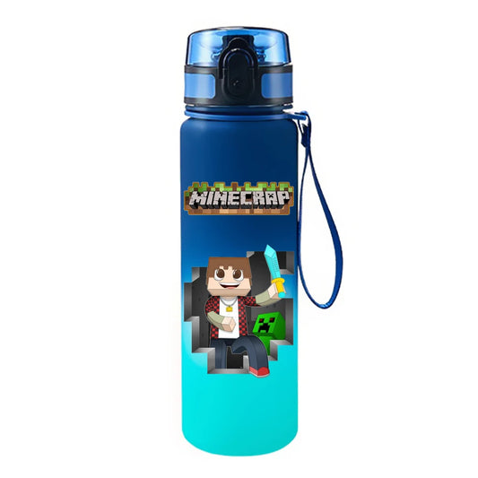 650ML Game Pixel Style Water Cup Drinking Outdoor Water Bottle
