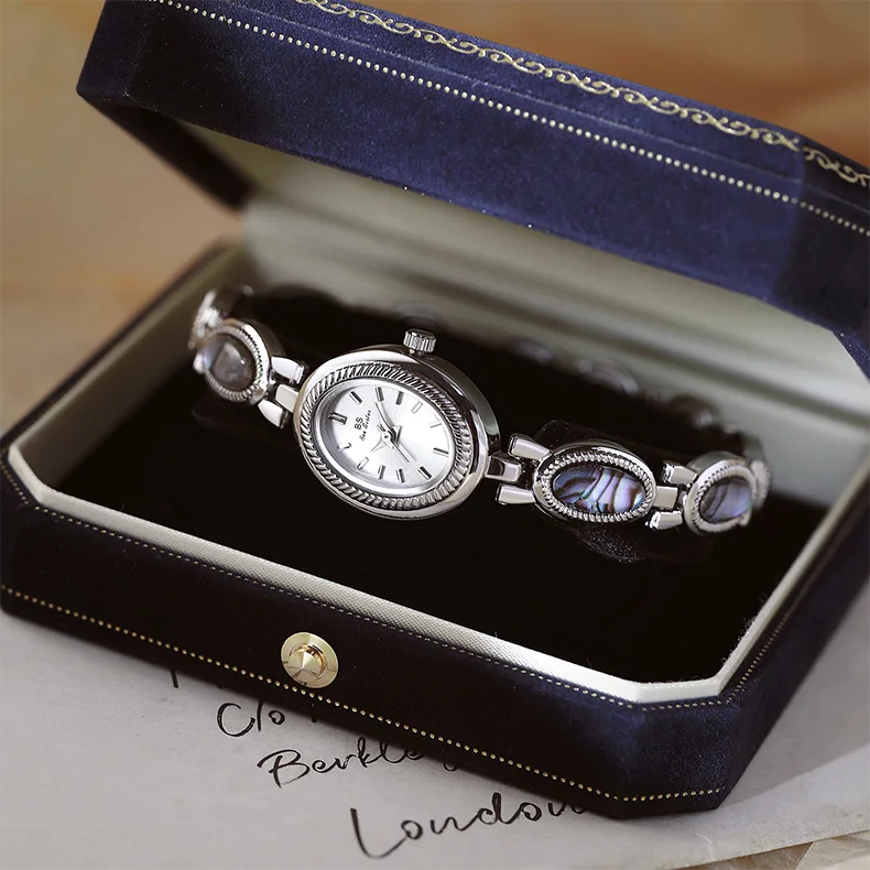 Vintage Ladies Watches Fashion Elegant Natural Shell Bracelet Watch
