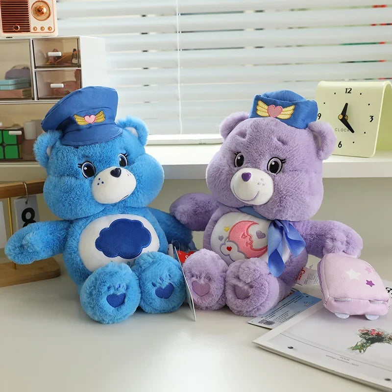 Original Care Bear Anime Plush Toys Aviation Series Bear Stuffed Doll