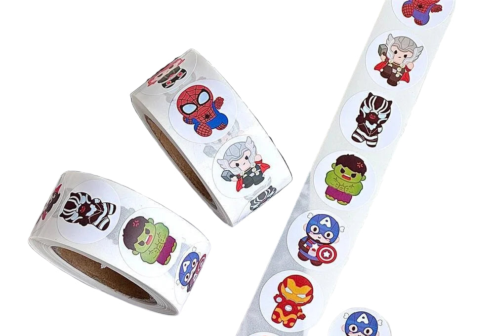 Avengers Roll Sticker MV Decorative Seal Sticker