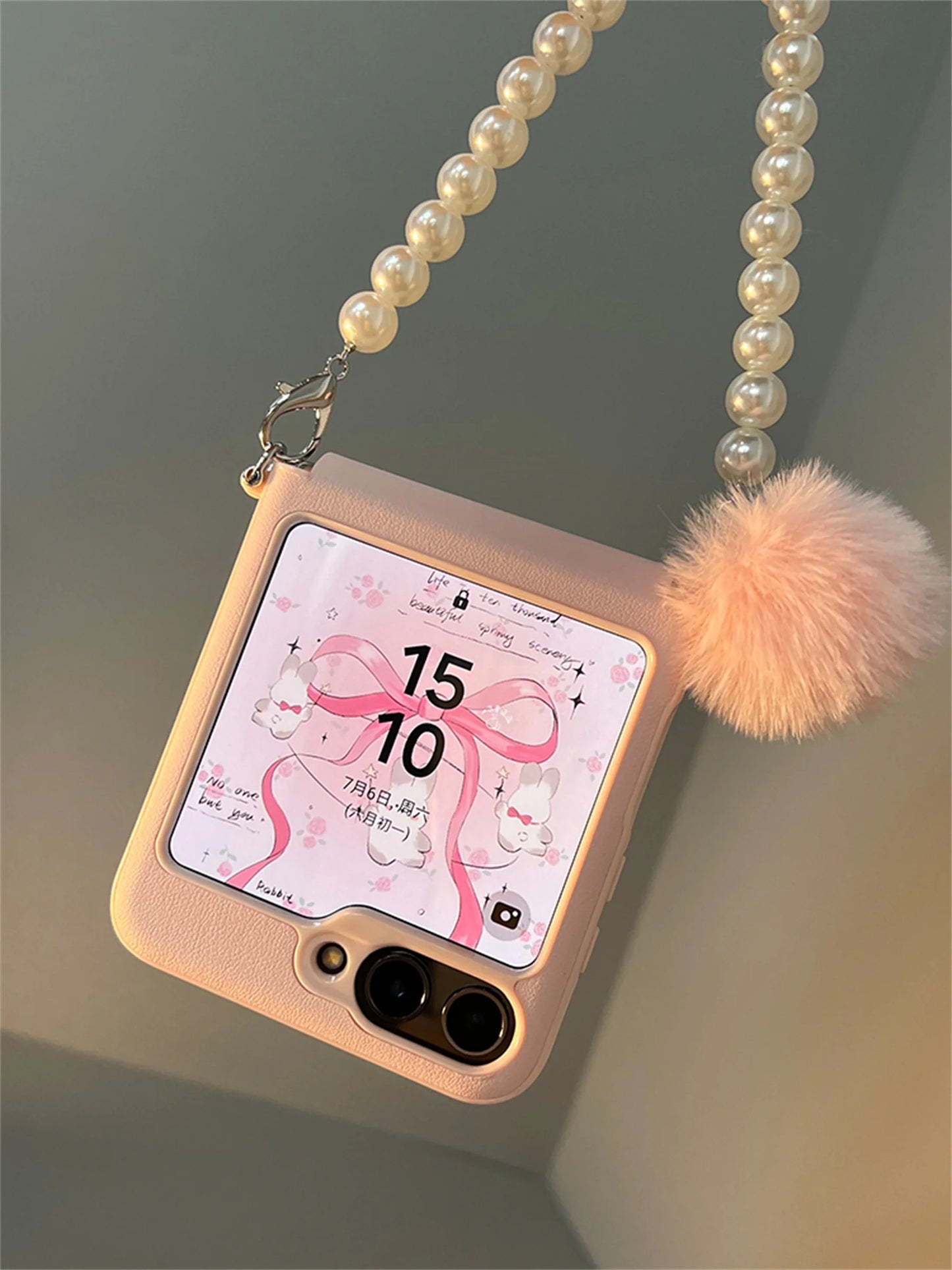 Cute Korean Portable Case for Samsung Galaxy Z Flip
