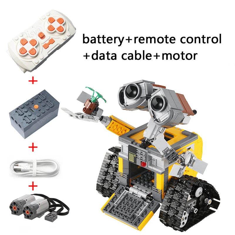 Building Blocks Electric Hi-Tech APP RC Robot Motor Power Function