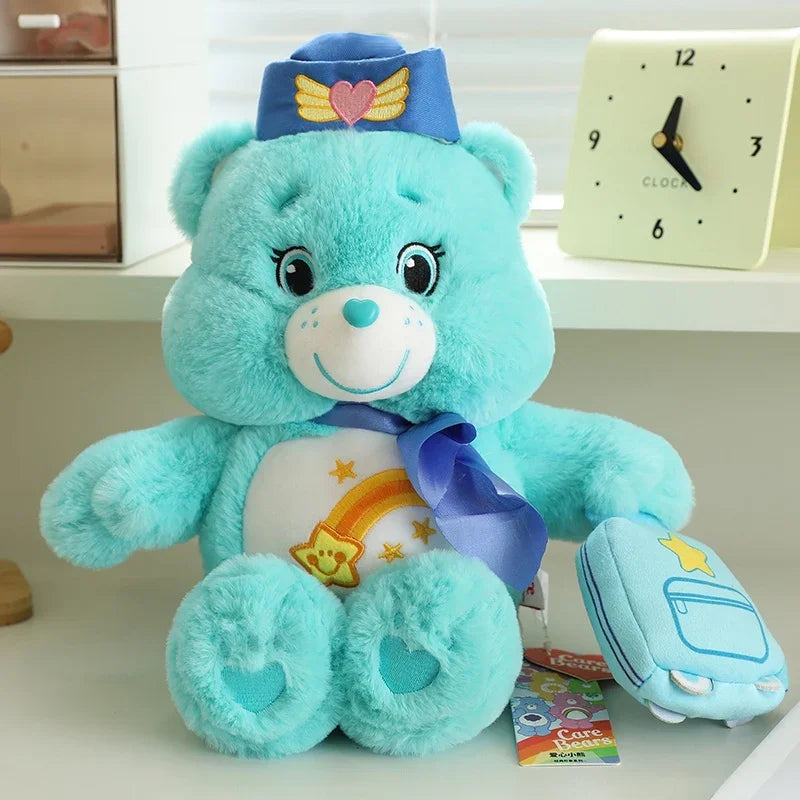 Original Care Bear Anime Plush Toys Aviation Series Bear Stuffed Doll
