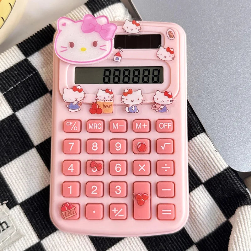 Sanrio Mini Electronic Calculator 8 Digit Calculator