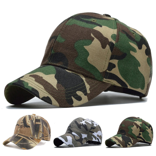 Unisex Light Plate Camouflage Baseball Caps Spring and Autumn Outdoor Adjustable