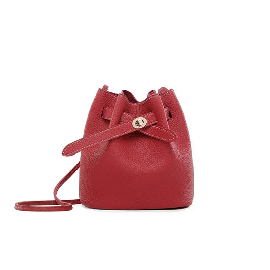 Bucket Shoulder Bag Women Drawstring Crossbody Bag Female Messenger Bags