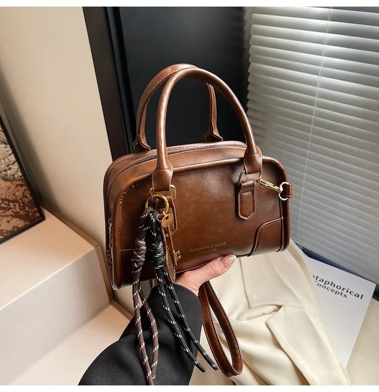Small Bag Women with New Retro Fashion Single Shoulder Crossbody Bag Pillow Handbag