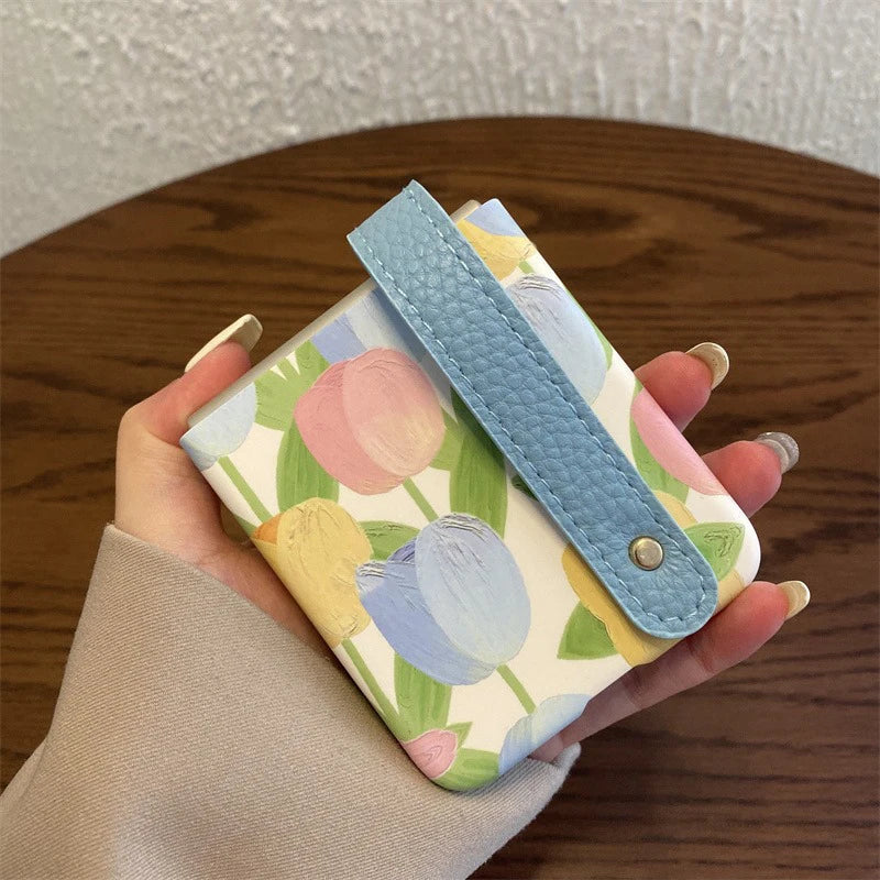 3D Tulip Wrist Strap Bracket Case for Samsung Galaxy Z Flip