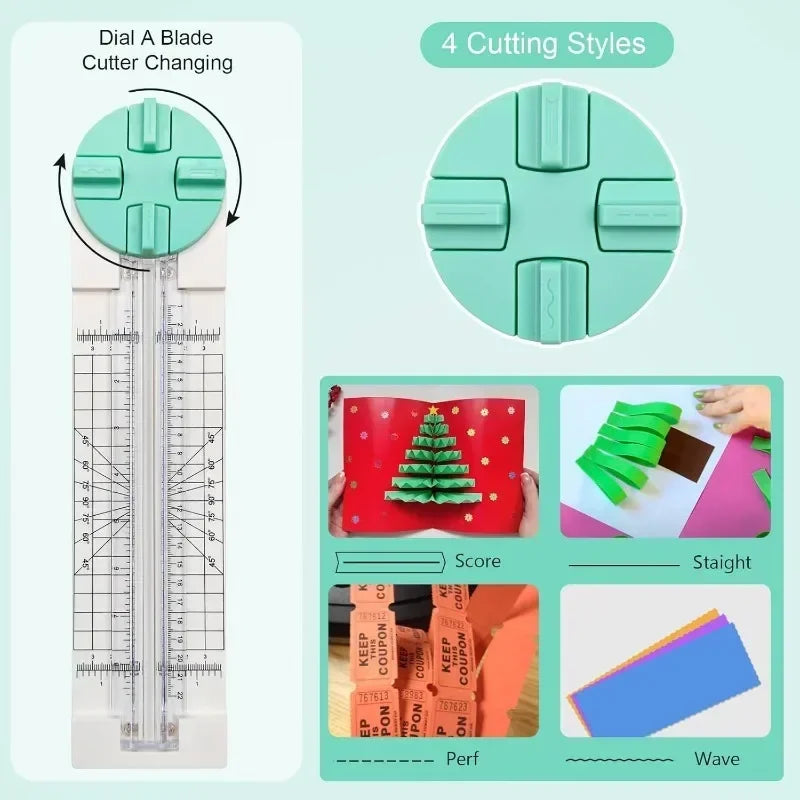 Craft Paper Cutter Multi-Function Scrapbooking Tool for Cutting Paper Photos