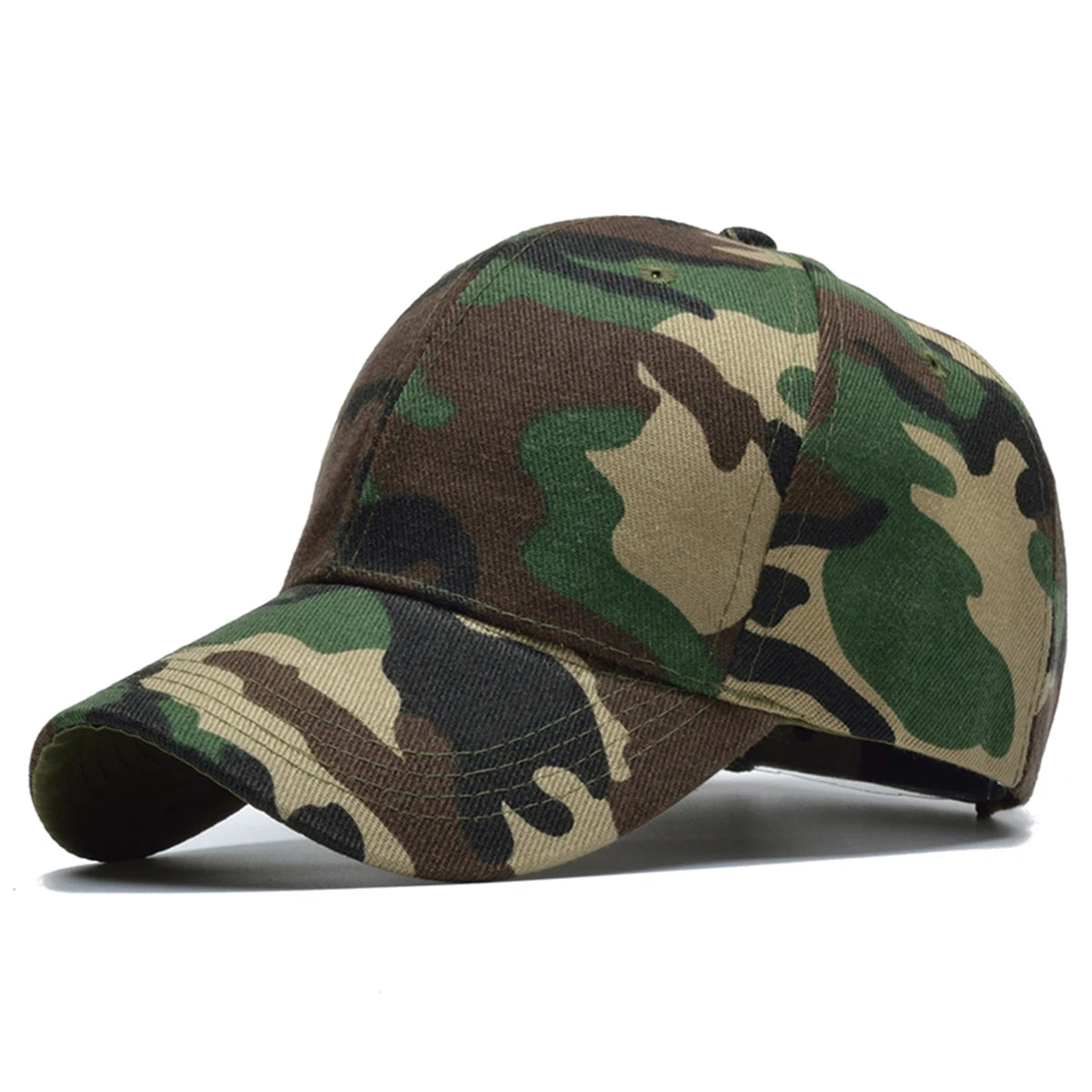 Unisex Light Plate Camouflage Baseball Caps Spring and Autumn Outdoor Adjustable
