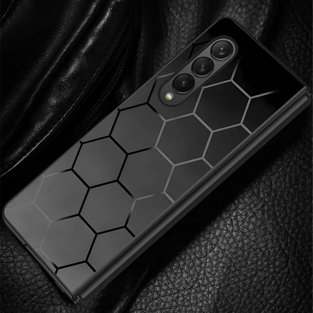 Fashion Honeycomb Design Case for Samsung Galaxy Z Fold