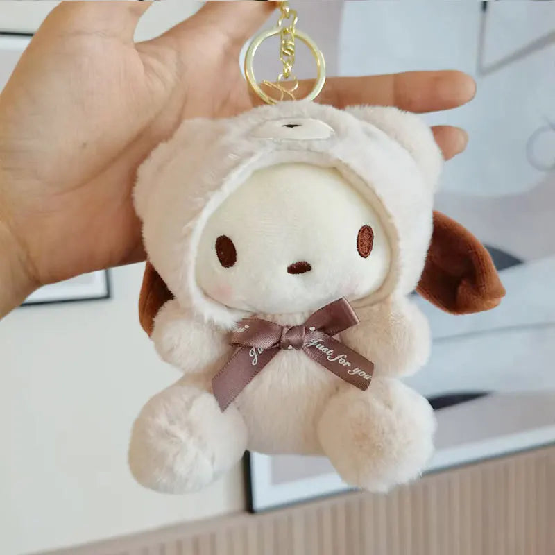 Sanrio Cute Plush Keychain Backpack Decoration Toy