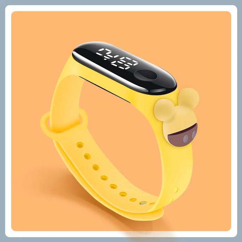 Mickey Children Watches Sports Touch LED