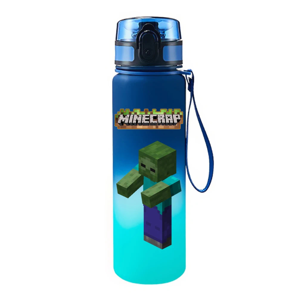 650ML Game Pixel Style Water Cup Drinking Outdoor Water Bottle
