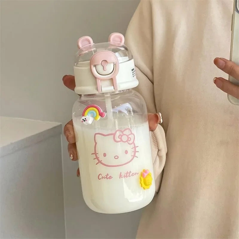 Sanrio Transparent Straw Cup