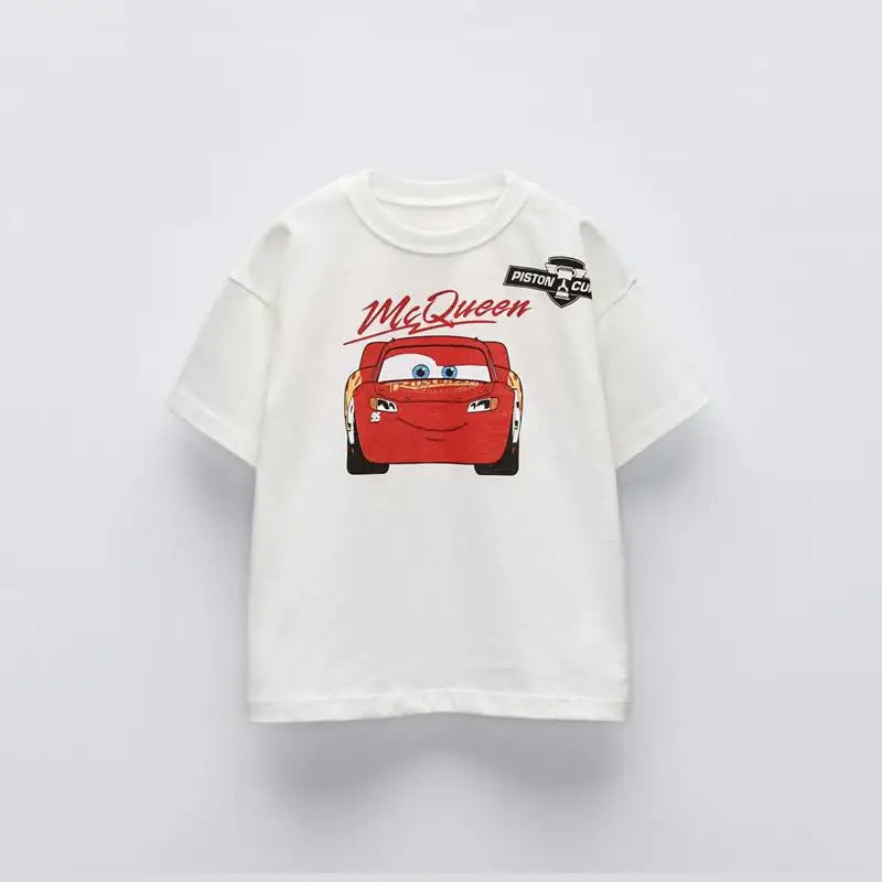 Car Tees Tops for Boy Clothing Summer