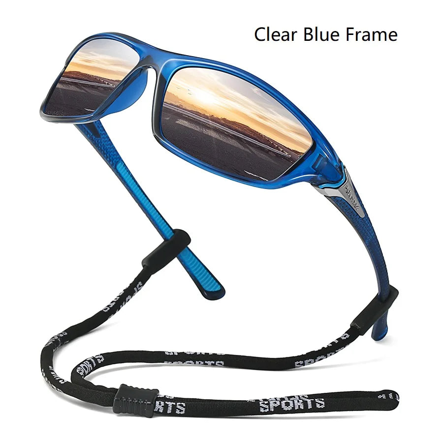 Glasses Chain Polarized Sports Sunglasses Vintage Sport SunGlasses UV400