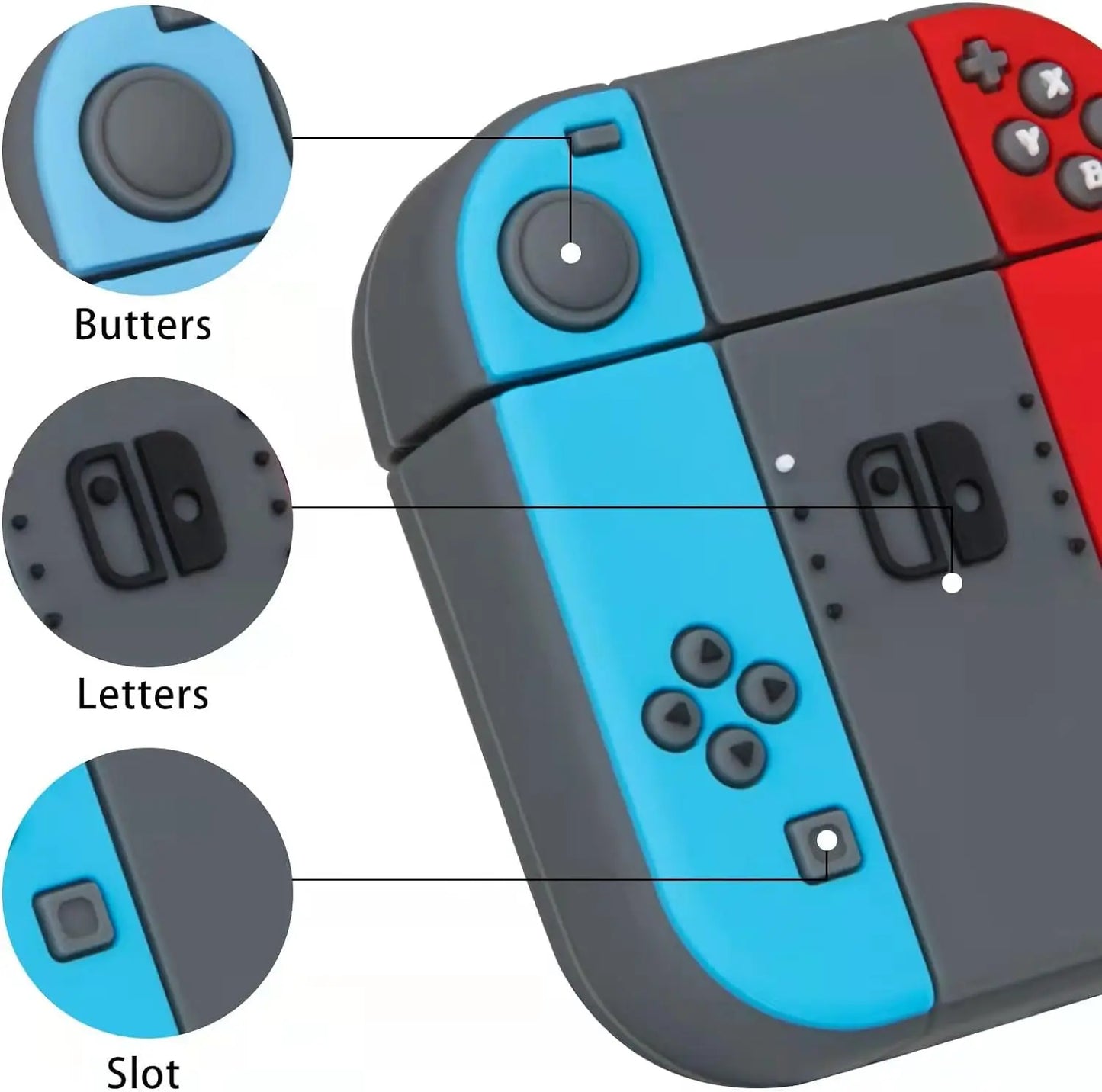 Creative Game Switch Case for Air pods Case