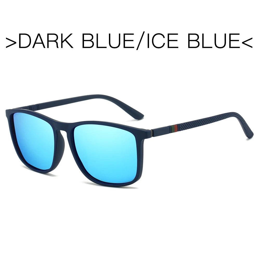 Sports Sunglasses for Men Polarized Comfortable Wear Square Sun Glasses