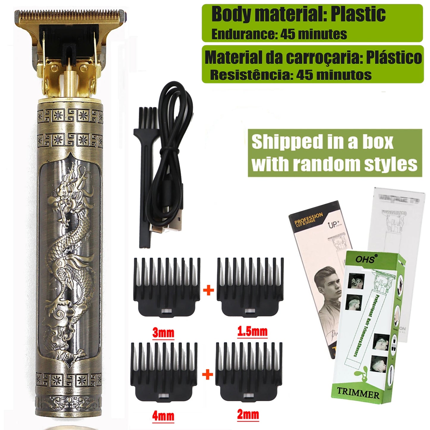 T9 Hair Trimmer Clippers Electric Machine for Men Haircut