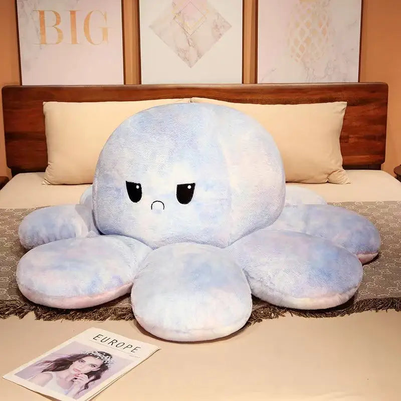 Latest Flip Color Octopus Doll Kawaii Stuffed Plush Toy