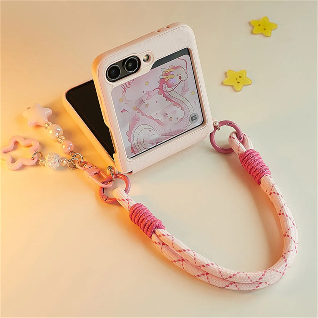 Cute Korean Portable Case for Samsung Galaxy Z Flip