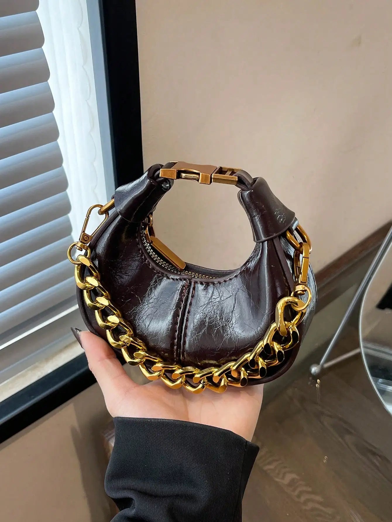 Small Handbag, Minimalist Stylish Texture Elegant Style Shoulder Bag