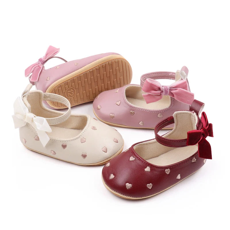 Baby Princess Shoes Beautiful Bowknot High Quality Mary Jane