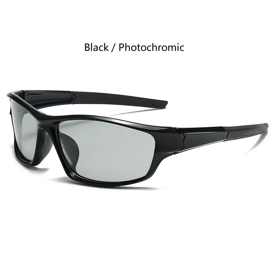 Photochromic Polarized Vintage Sport Sunglasses UV400 Eyewear