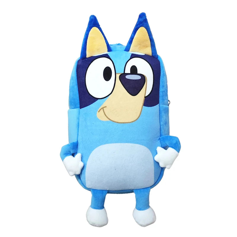 Bluey Anime Backpack Mini Plush Bag Gift for Kids