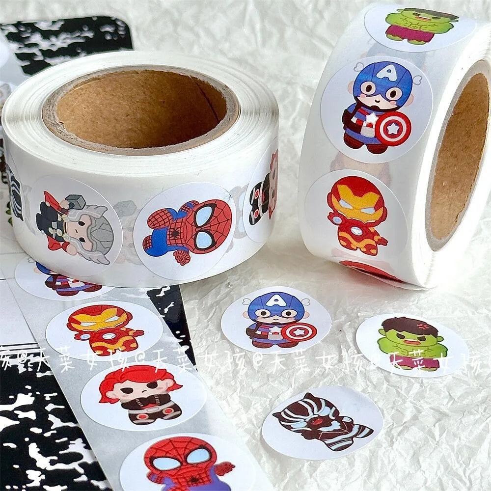 Avengers Roll Sticker MV Decorative Seal Sticker