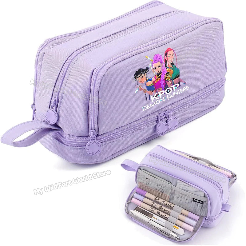 K-pop Demon Hunters High-capacity Pencil Bag