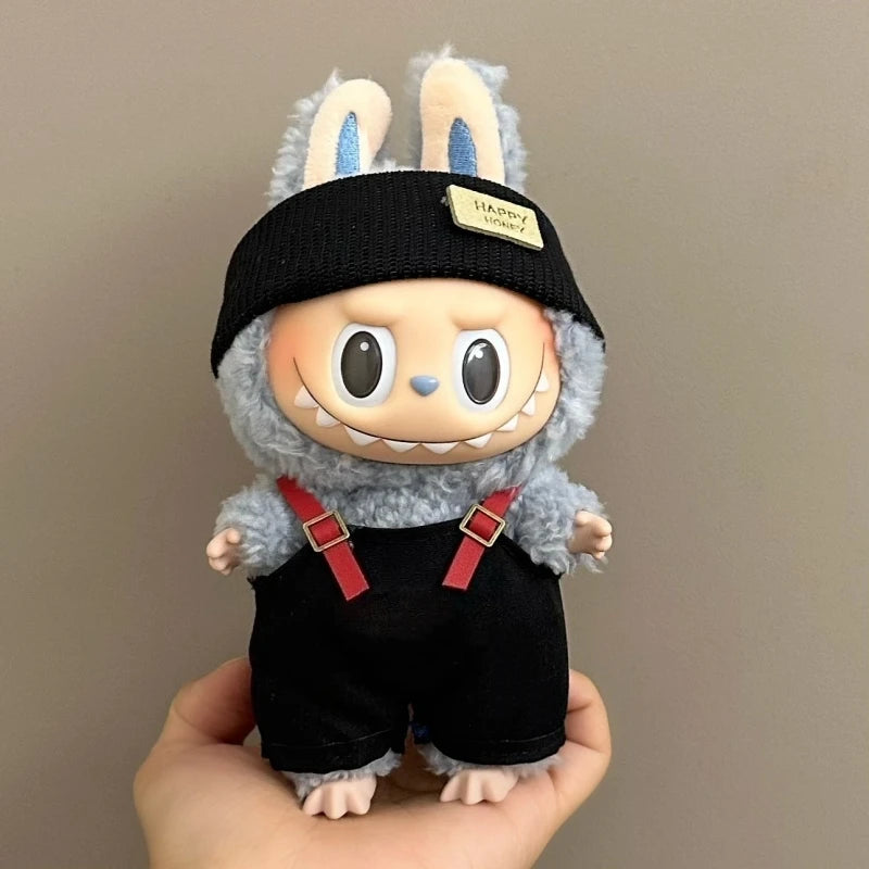 Labubu Doll Clothes Set for V1/V2 Ropa Labubu Dolls Strap Pants Set Cute Skirt