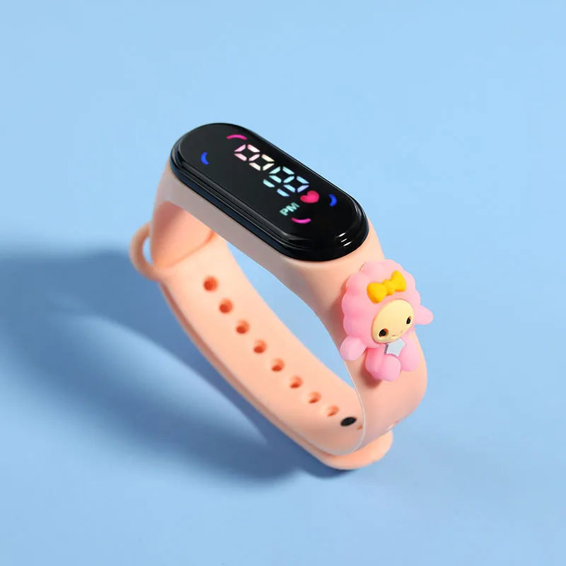 Mickey Children Watches Sports Touch LED