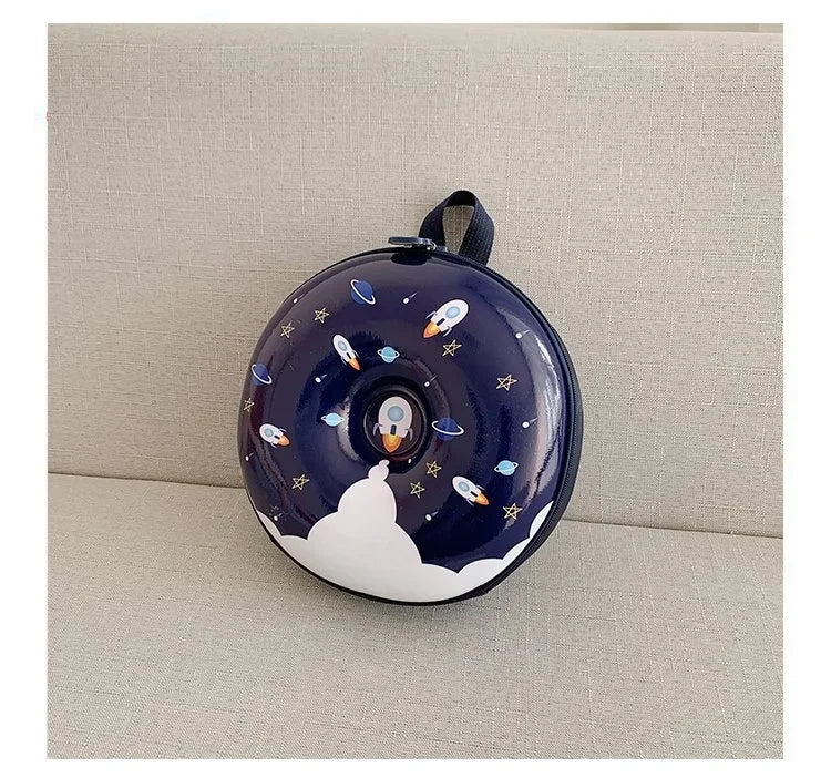 Kids Bag Children's Schoolbag Cartoon Backpack Kindergarten Kids Doughnut Rainbow