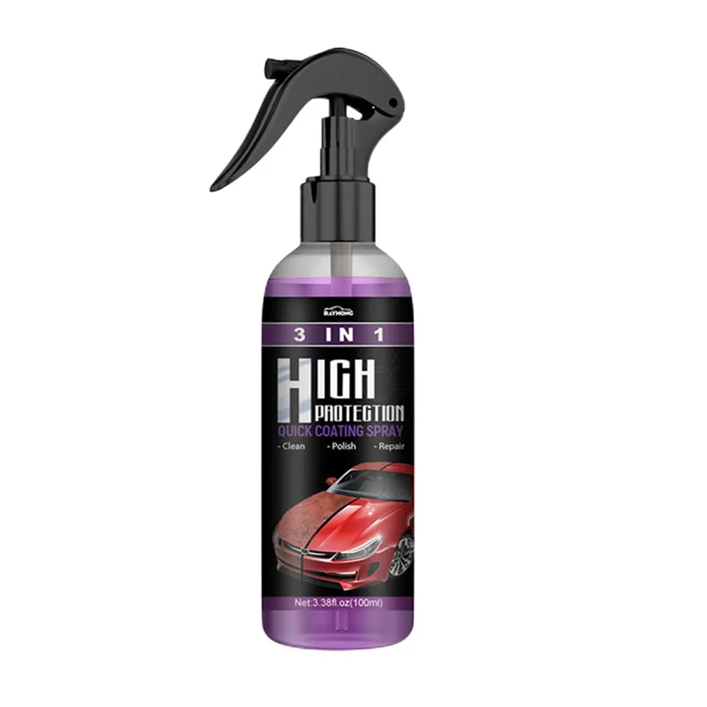 3in1 Quick Coat Polish Sealer Spray Auto Nano Ceramic Coating Agent Car