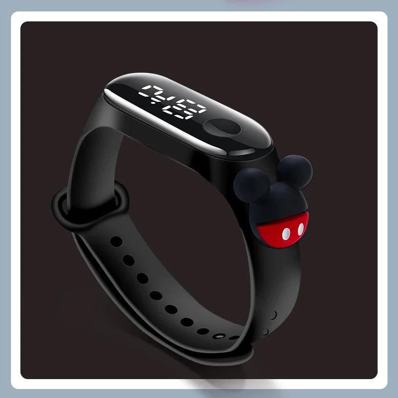 Mickey Children Watches Sports Touch LED