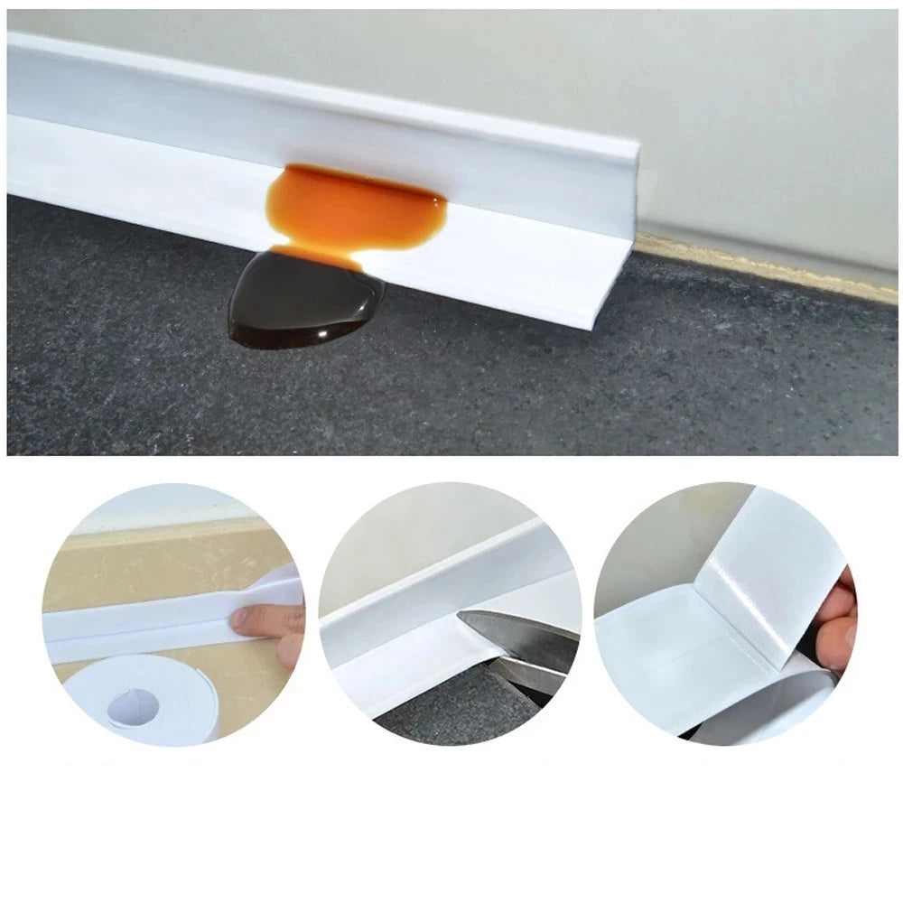 Waterproof Wall Stickers Sealing Tapes PVC Adhesive Sealing Strips